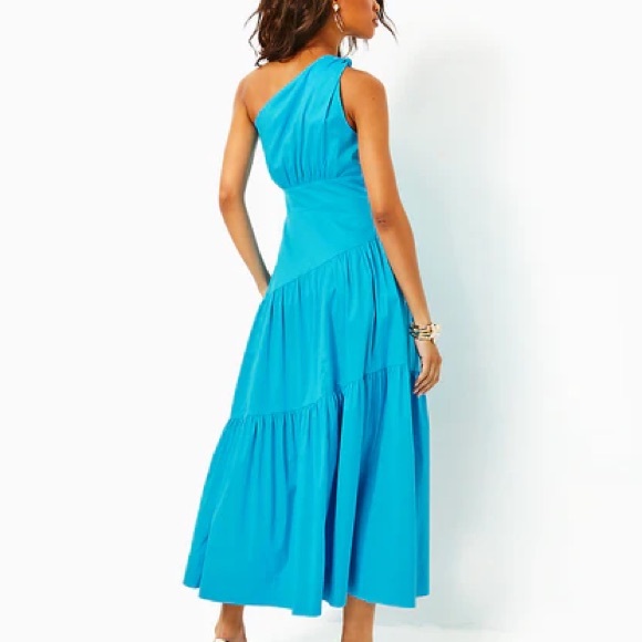 Lilly Pulitzer Dresses & Skirts - Lilly Pulitzer Womens Lucilyn One 
Shoulder